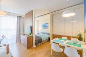 Фото номера Apartment with bedroom alcove Апартаменты Apartamenty NCNK Marina г. Конты-Рыбацке 2