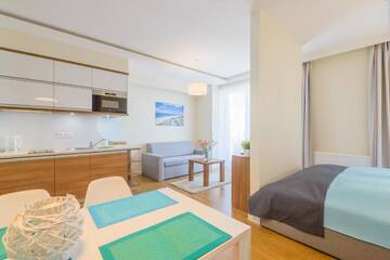 Фото номера Apartment with bedroom alcove Апартаменты Apartamenty NCNK Marina г. Конты-Рыбацке 11